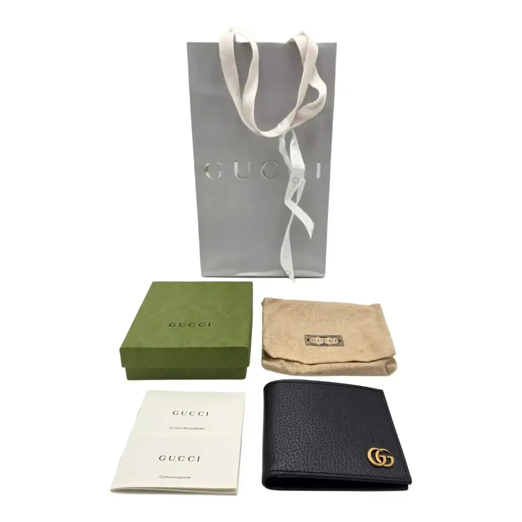 Gucci Leather GG Bi-Fold Wallet - Image 12