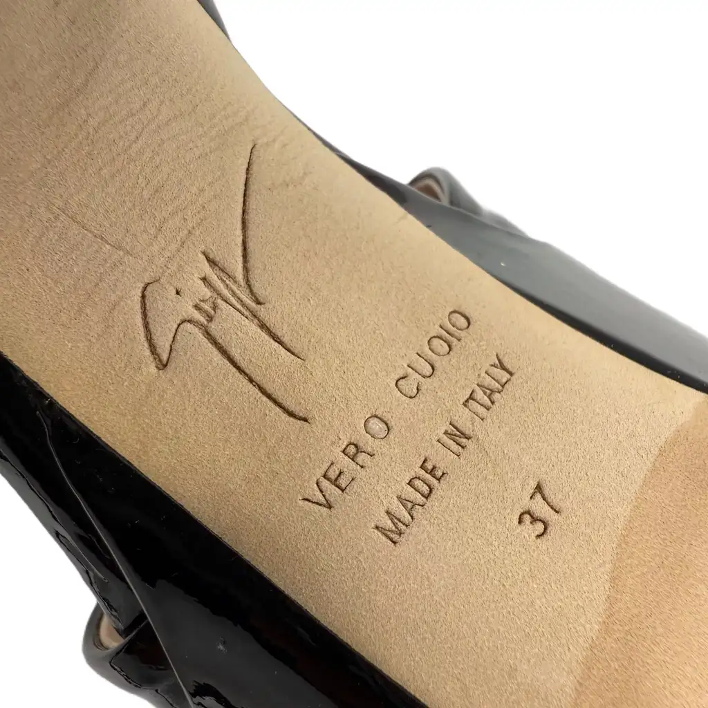 Giuseppe Zanotti Slingback Leather Sandals - Image 11