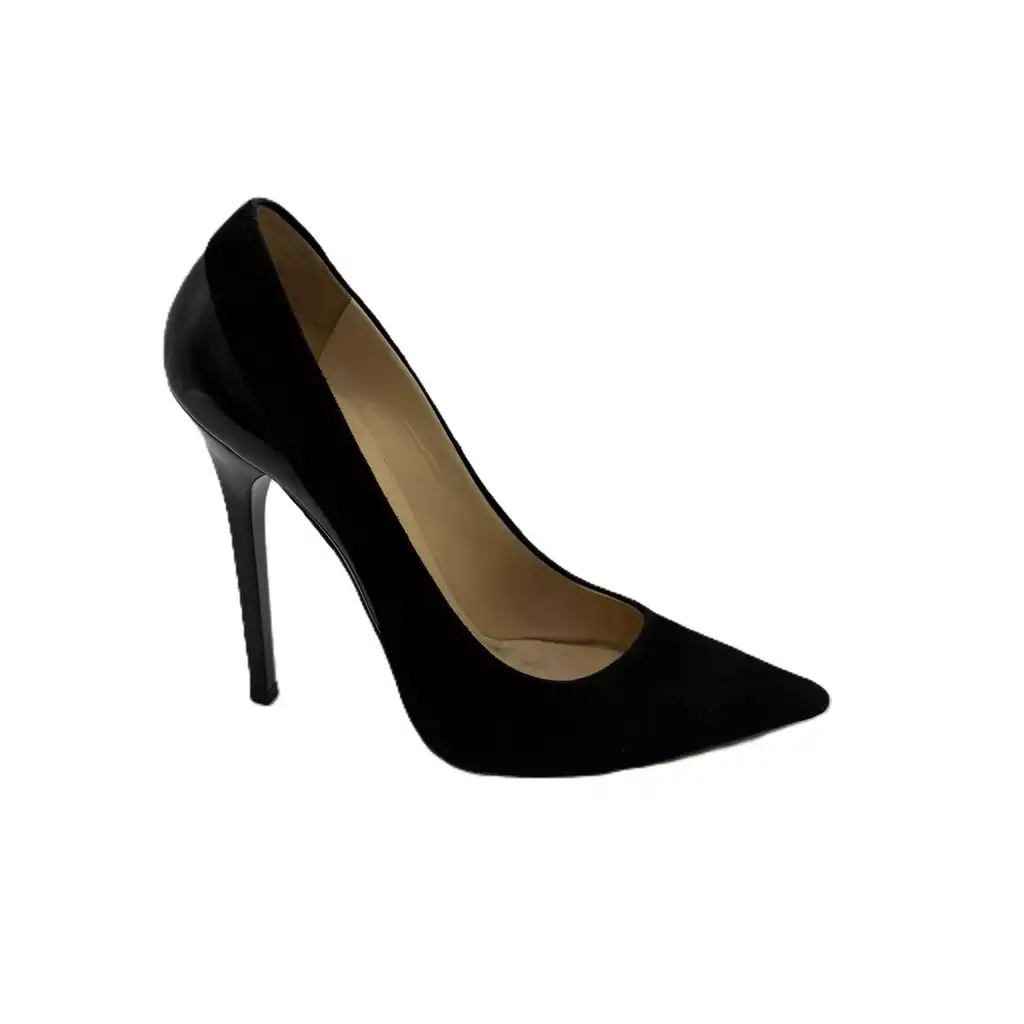 Jimmy Choo Black Suede Love Pumps - 4