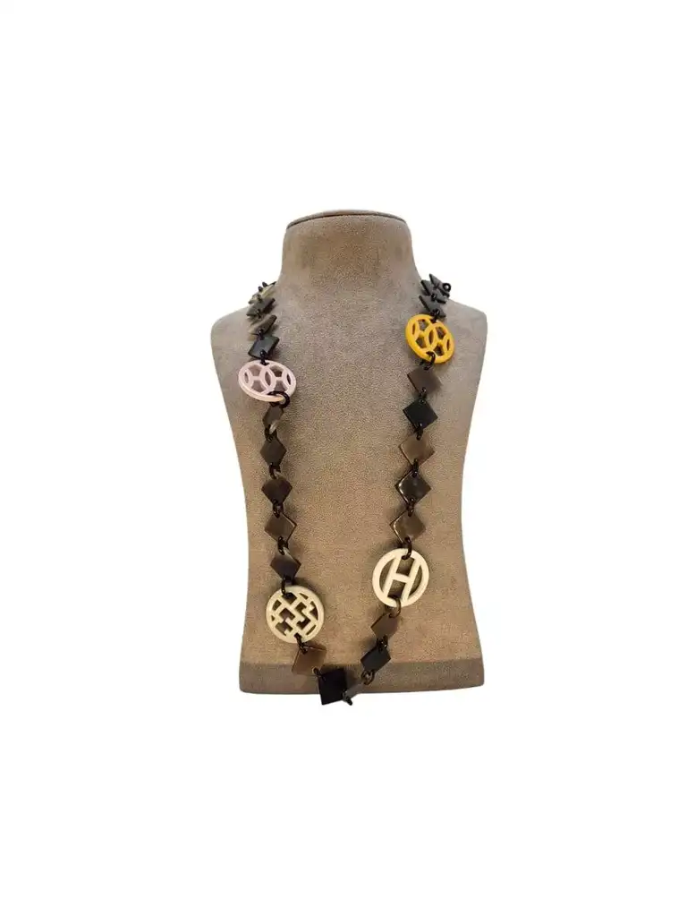Hermès Buffalo Horn Lacquer Necklace