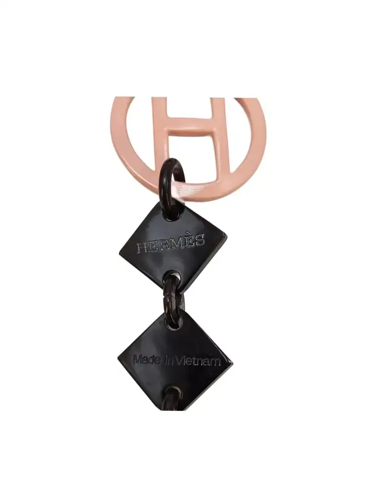 Hermès Buffalo Horn Lacquer Necklace - Back view