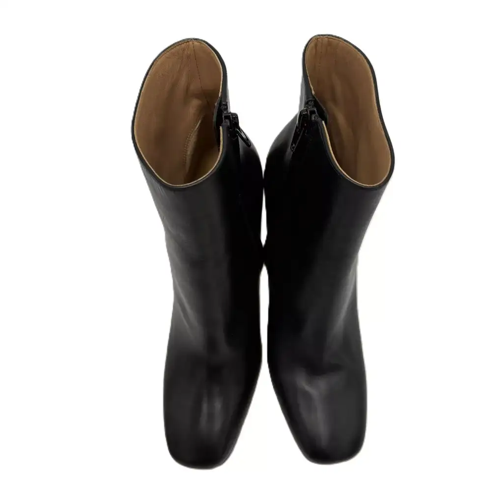 Bottega Veneta Knot Leather Ankle Boots - Image 6