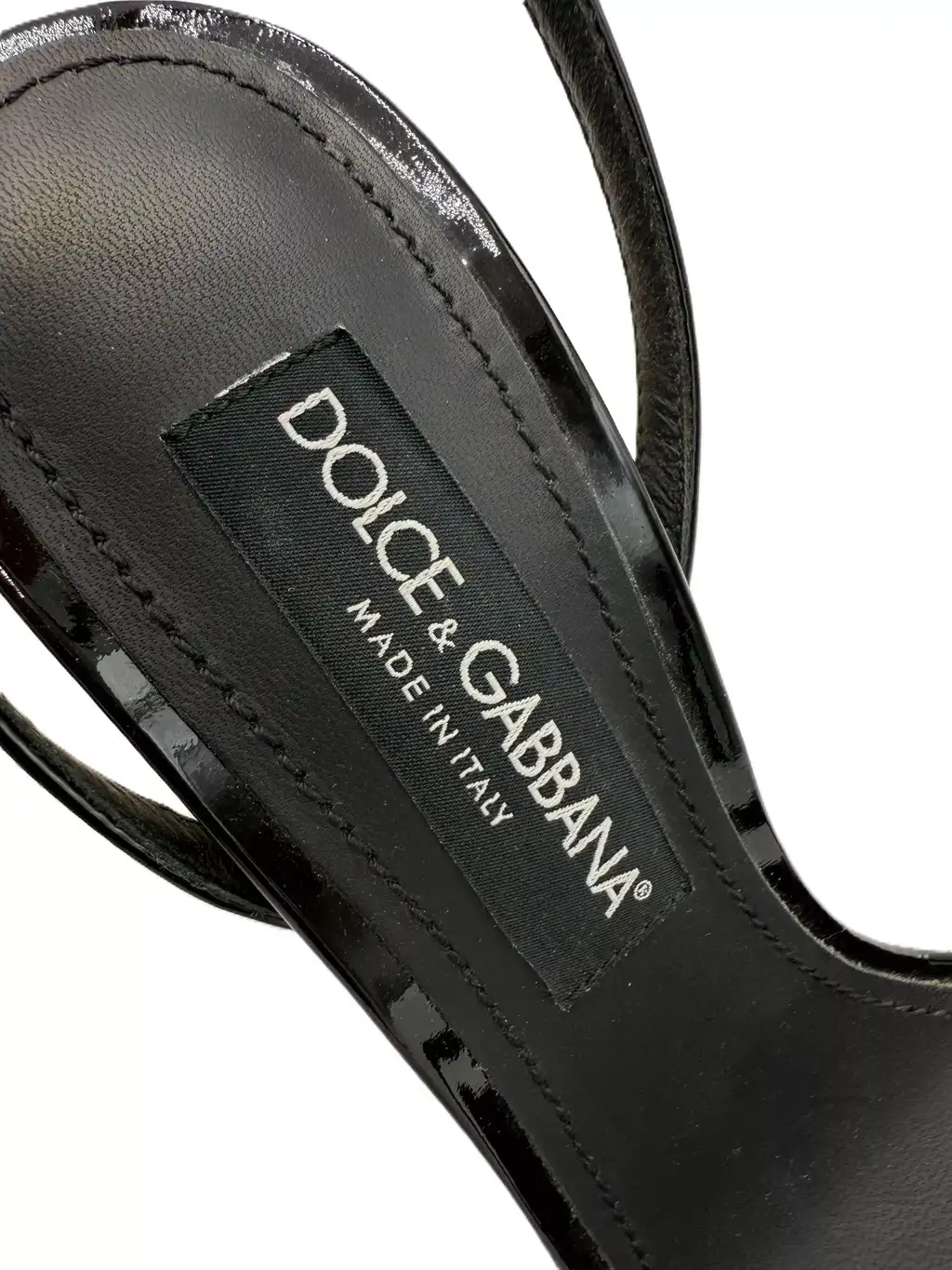 Dolce & Gabbana Patent Leather Sandals - Detail 1