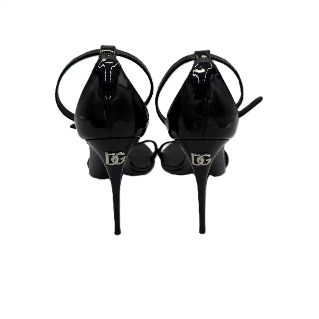 Dolce & Gabbana Patent Leather Sandals - Image 6