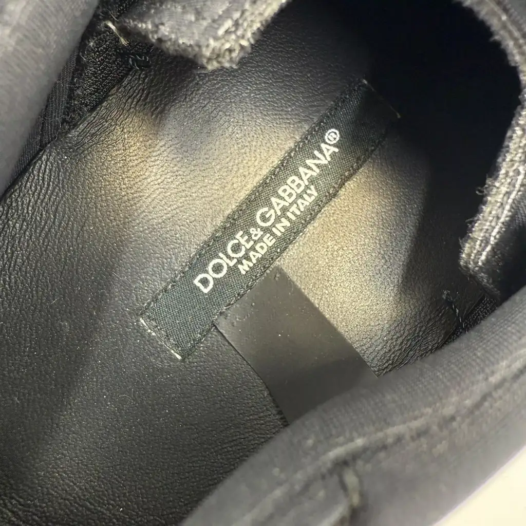 Dolce & Gabbana Mixed-materials Slip-on Sneakers - Side view