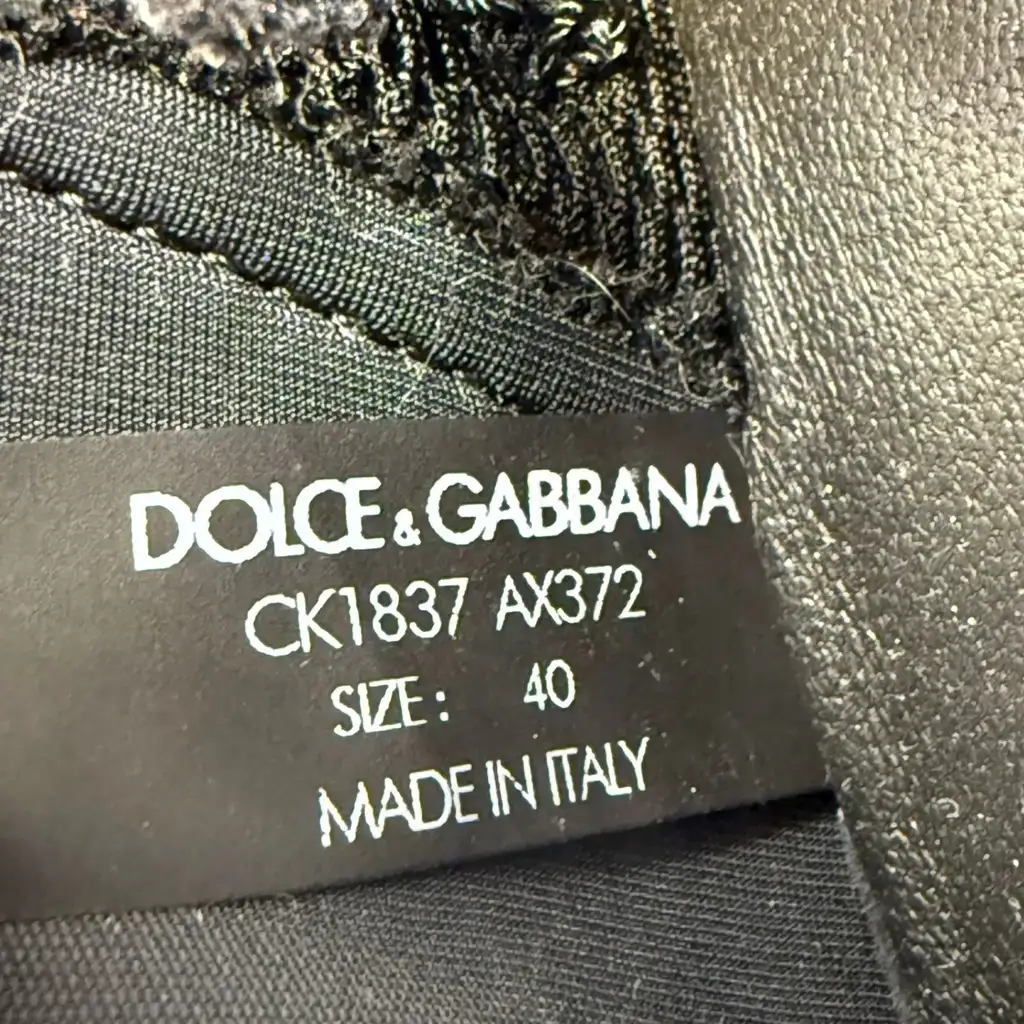 Dolce & Gabbana Mixed-materials Slip-on Sneakers - Detail 1