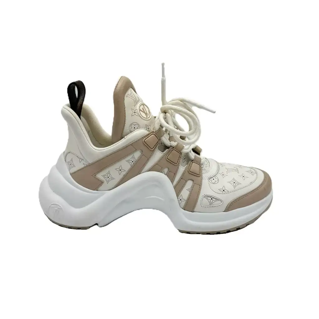 Louis Vuitton Nude Monogram Archlight Sneakers