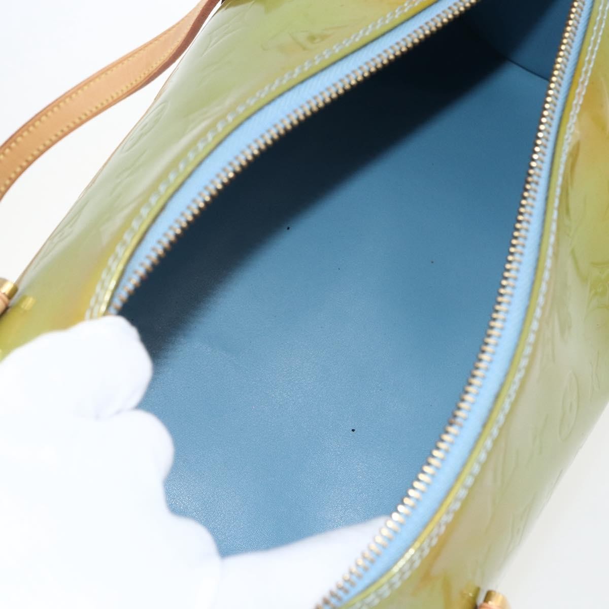 Louis Vuitton Bedford Handbag Green Good condition - Box View