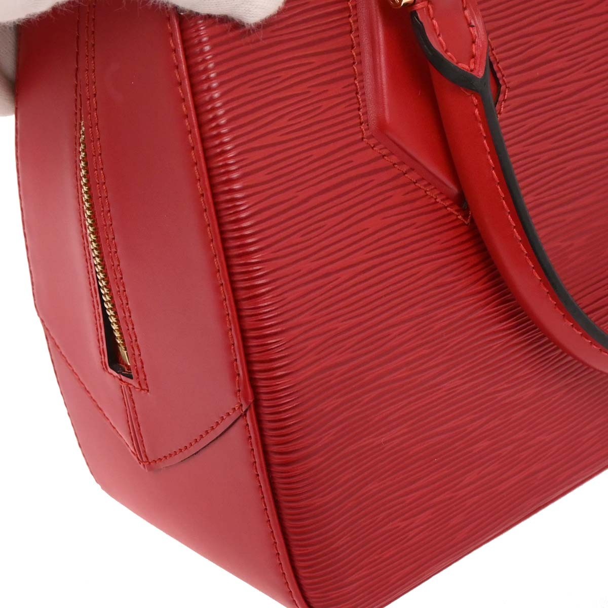 Louis Vuitton Sablons Handbag Red Leather Good condition - Inside View