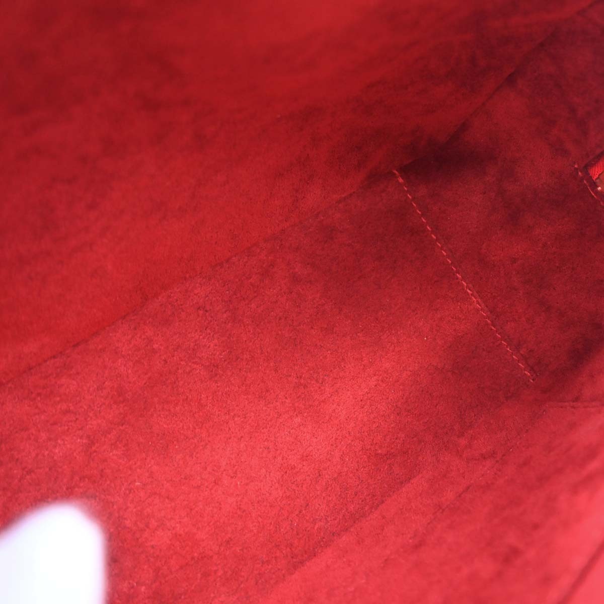 Louis Vuitton Sablons Handbag Red Leather Good condition - Model View