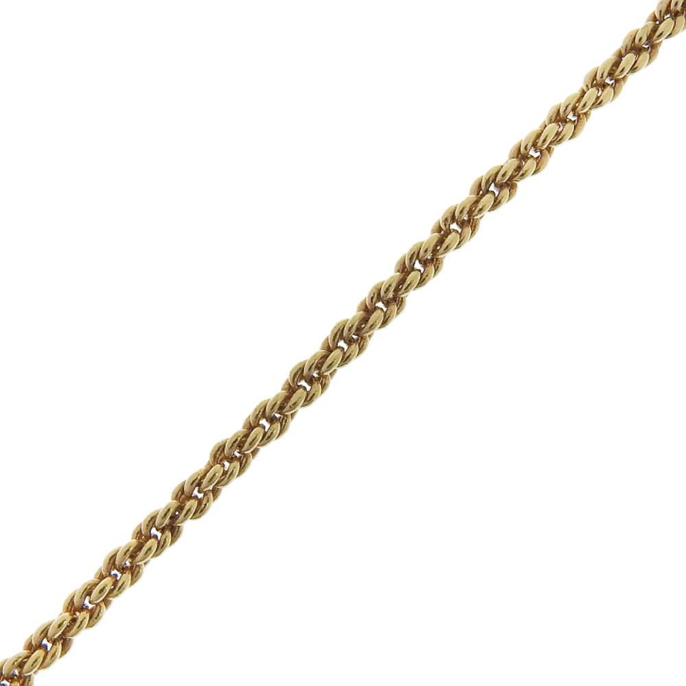 Christian Dior VIntage Circle Pendant Necklace Gold Good condition - Inside View