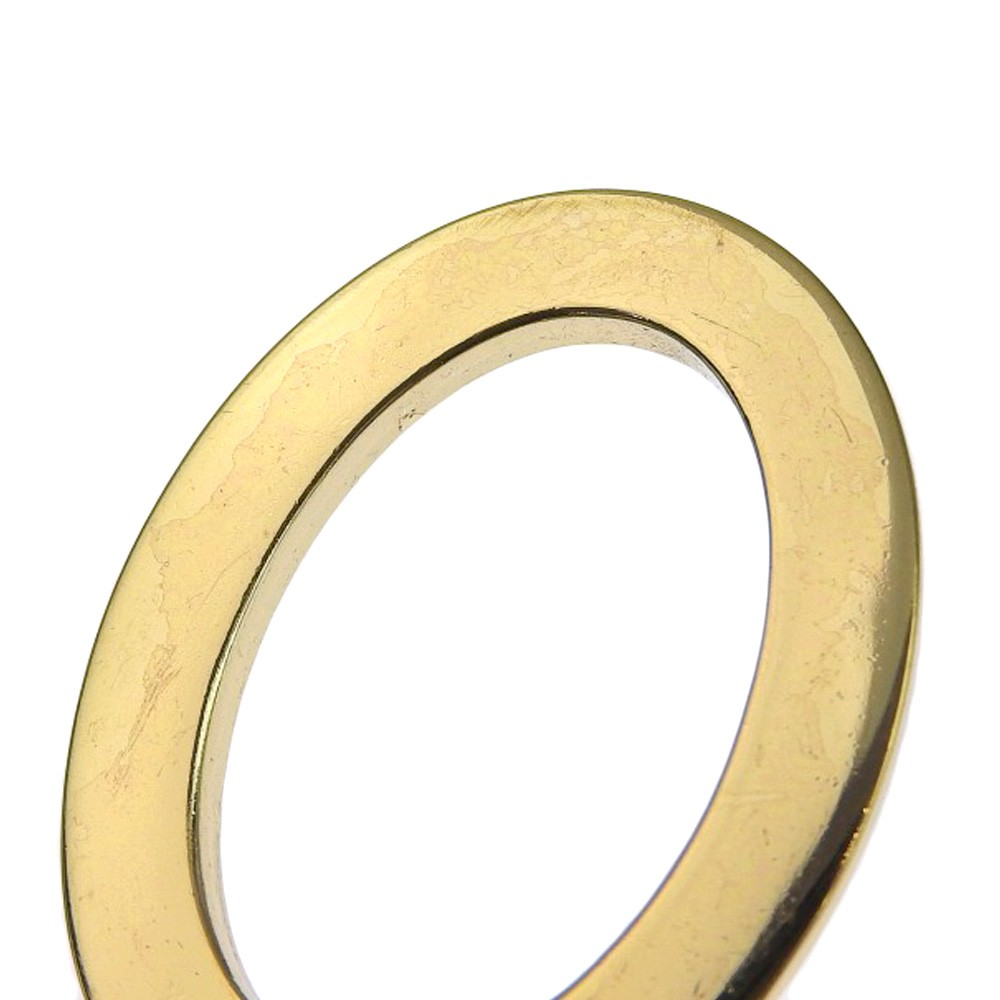 Christian Dior VIntage Circle Pendant Necklace Gold Good condition - Box View