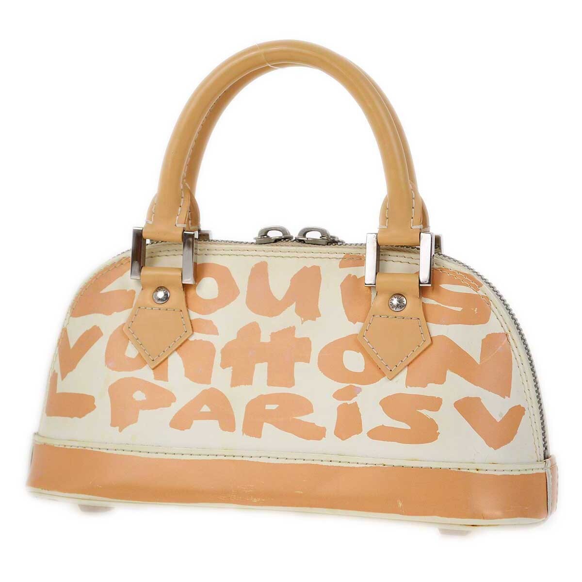Louis Vuitton Alma Handbag Beige Leather Good condition - Back View