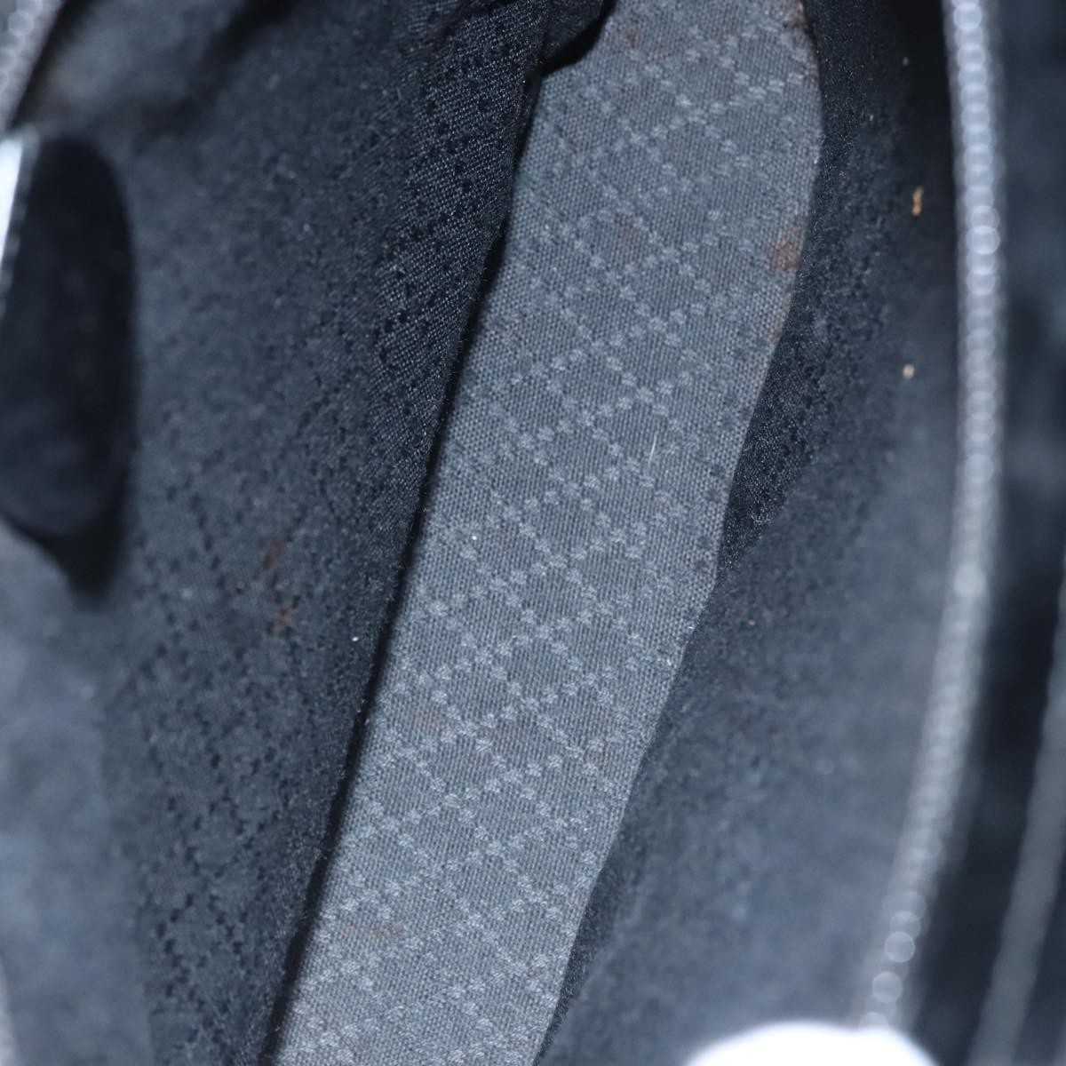 Gucci Vintage Bamboo Handle Bag Black Canvas Good condition - Box View