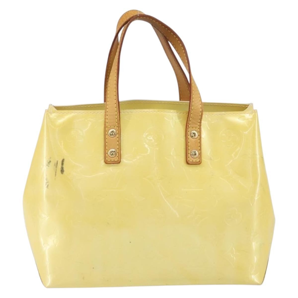 Louis Vuitton Reade Handbag Yellow Fair condition - Back View
