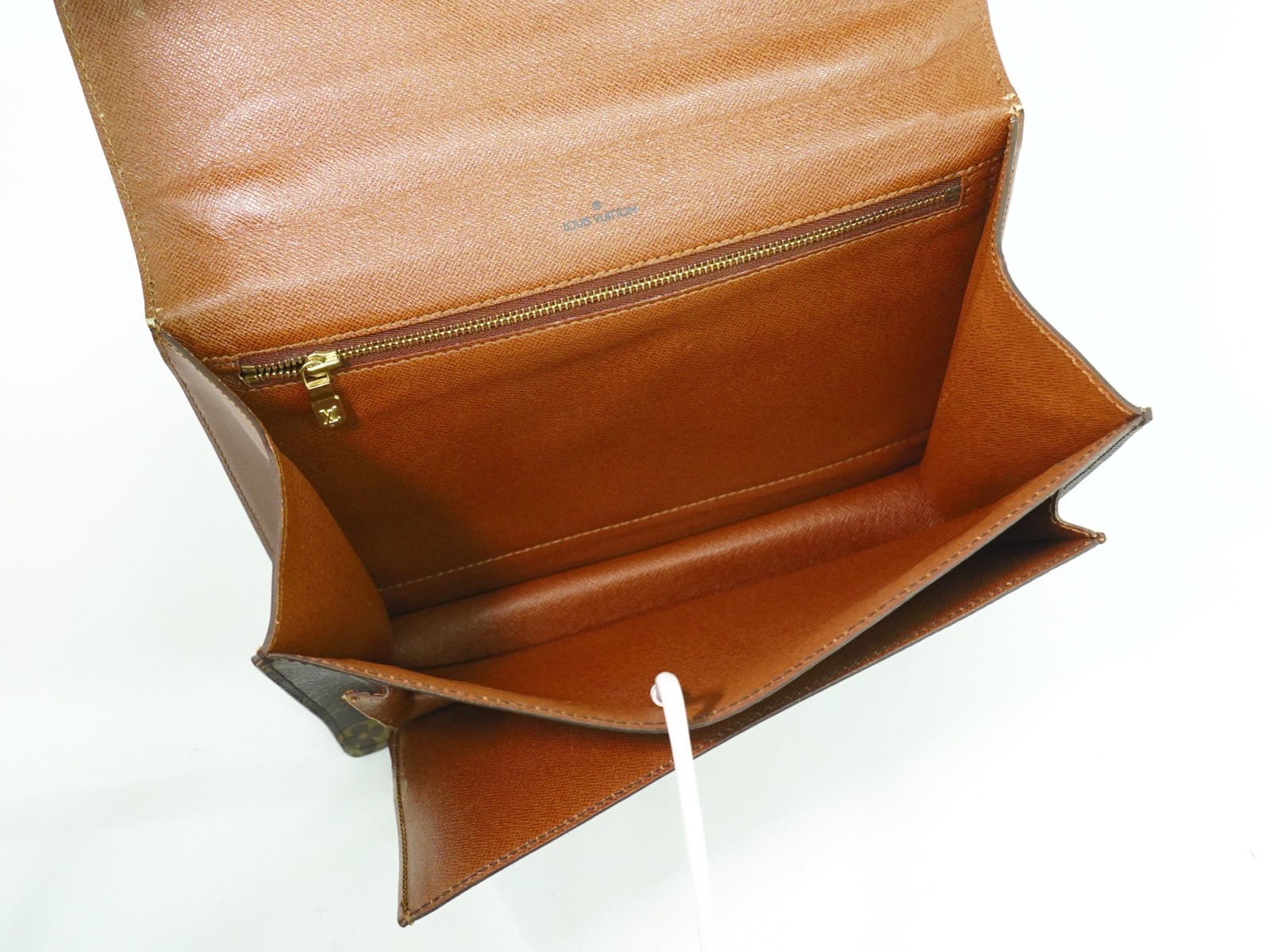 Louis Vuitton Monceau Handbag Brown Canvas Fair condition - Model View