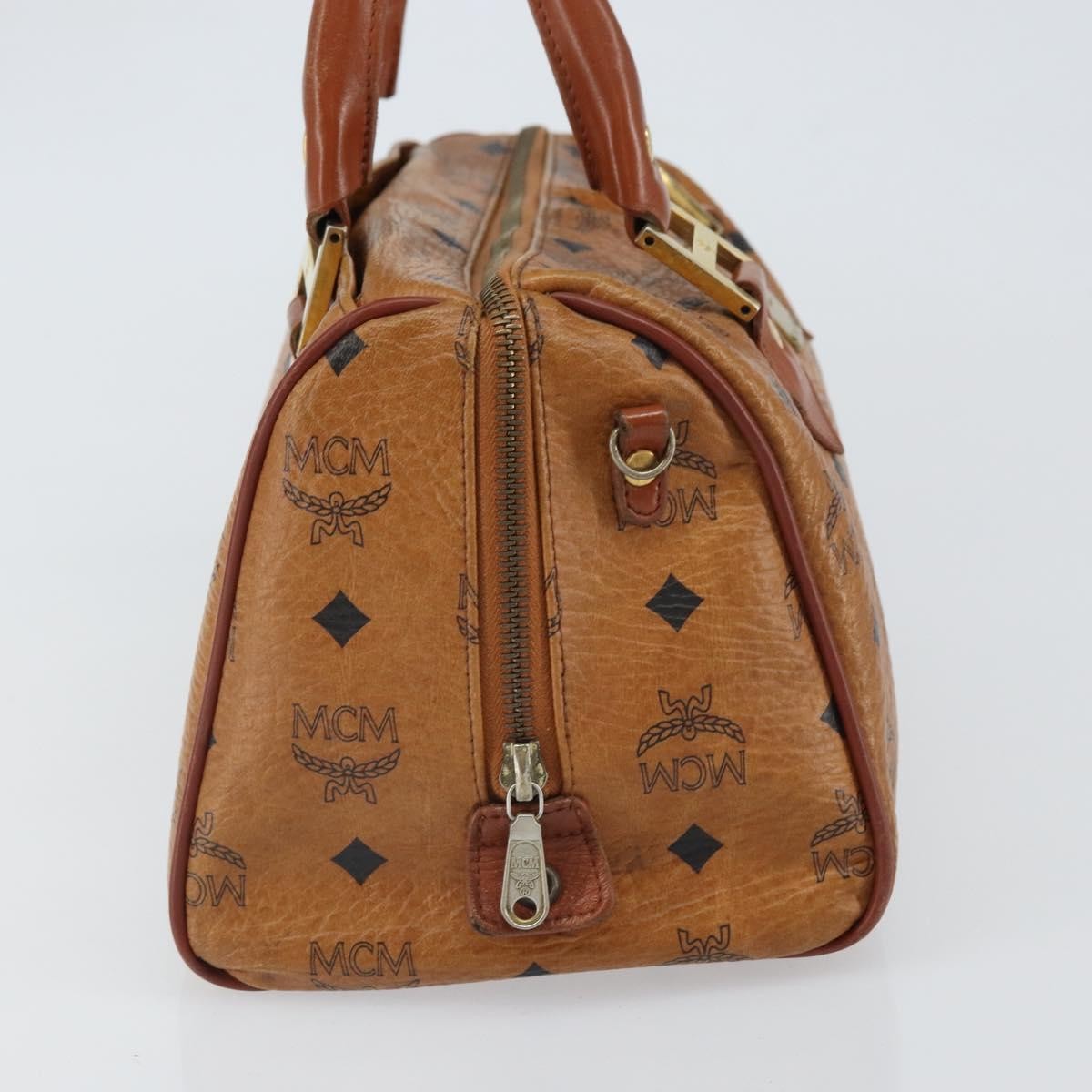 Mcm Visetos Handbag Brown Canvas Good condition - Inside View