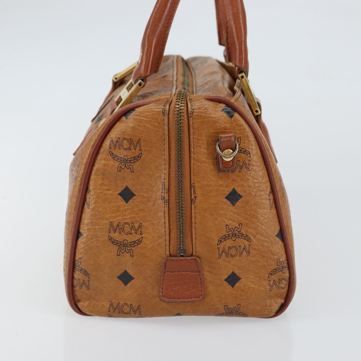 Mcm Visetos Handbag Brown Canvas Good condition - Model View