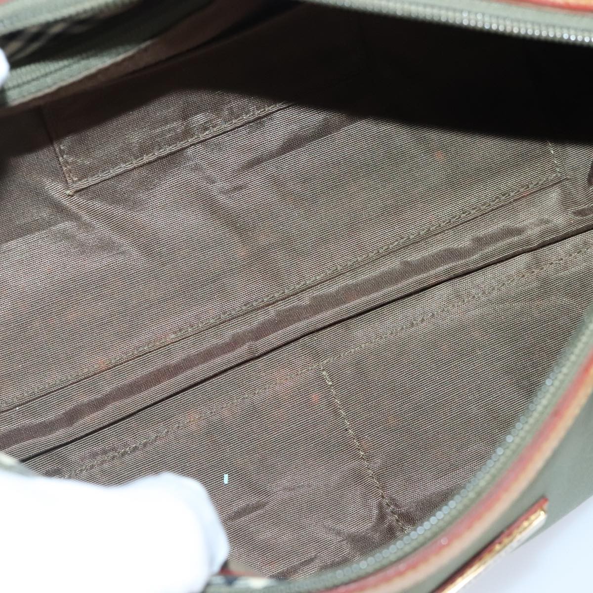 Burberry Vintage Handbag Khaki Good condition - Box View