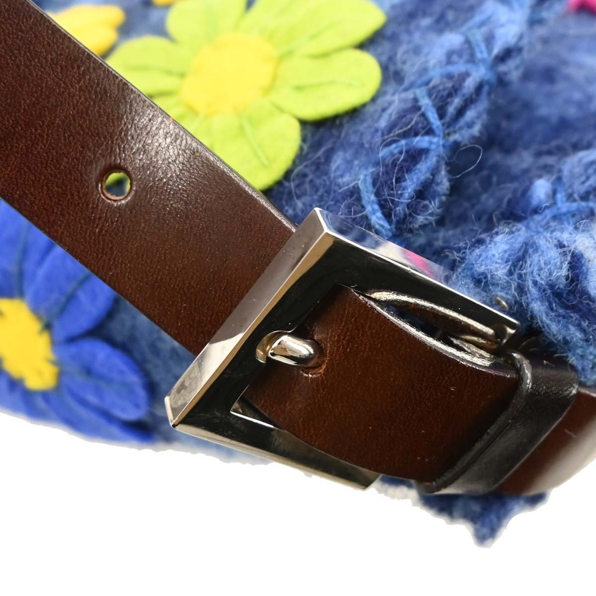 Fendi Baguette Bag Blue Good condition - Box View