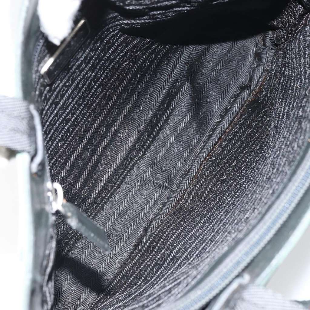 Prada Vintage Zip Tote Green Good condition - Box View