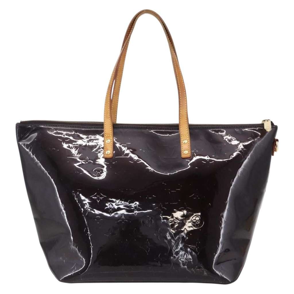 Louis Vuitton Bellevue Handbag Purple Good condition - Back View