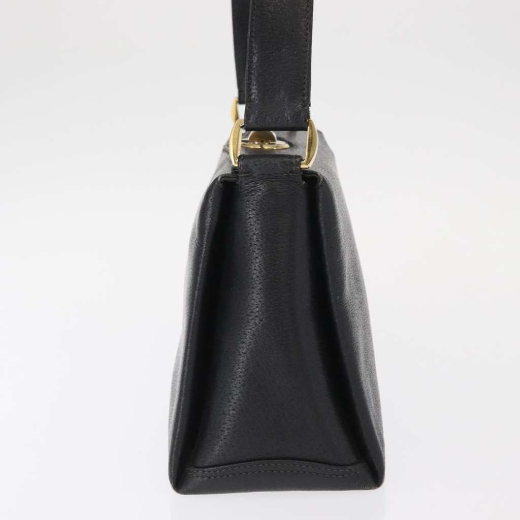 Gucci Vintage Shoulder Bag Black Leather Fair condition - Inside View