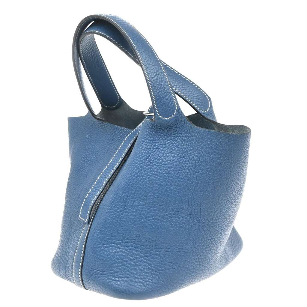 Hermès Picotin Bag Blue Leather Good condition - Inside View