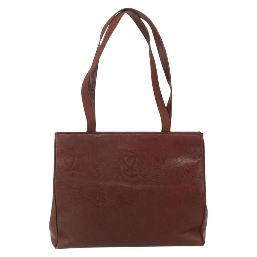 Salvatore Ferragamo Vala Shoulder Bag Brown Leather Good condition - Back View