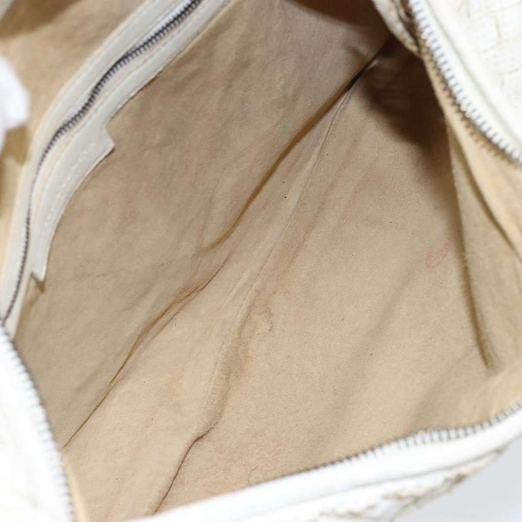 Bottega Veneta Veneta Hobo White Leather Good condition - Box View