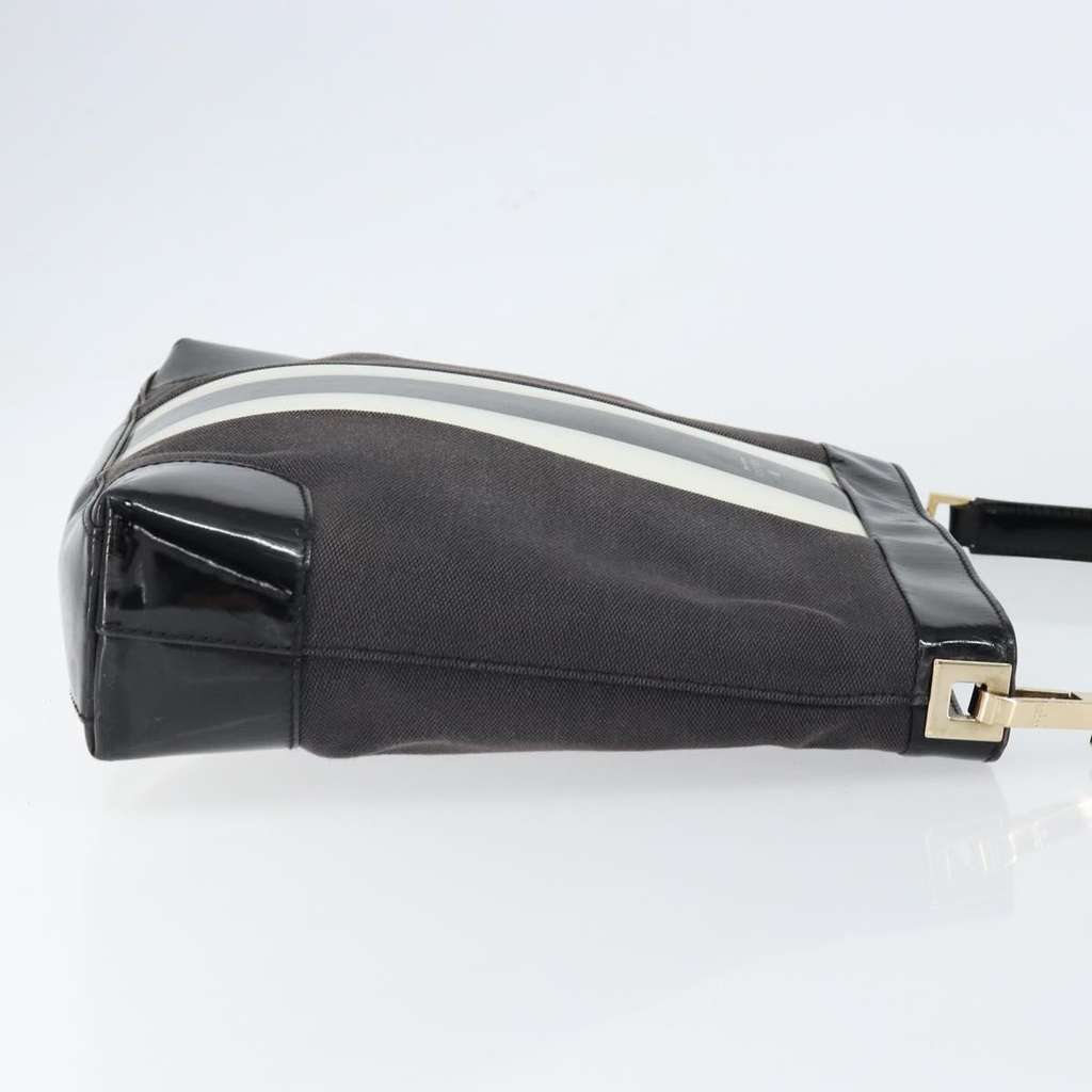 Gucci Sherry line shoulder bag Black Canvas Good condition - Inside View