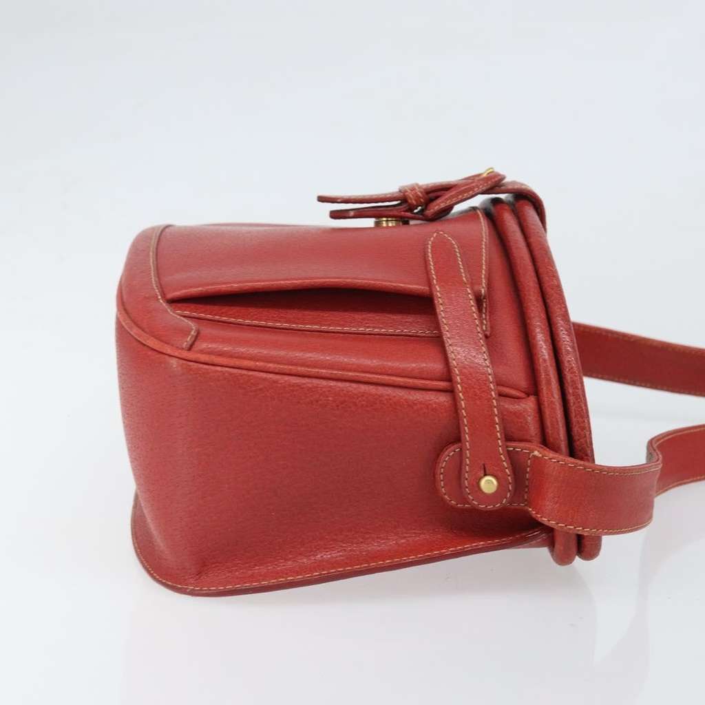 Gucci Vintage Shoulder Bag Red Leather Good condition - Inside View