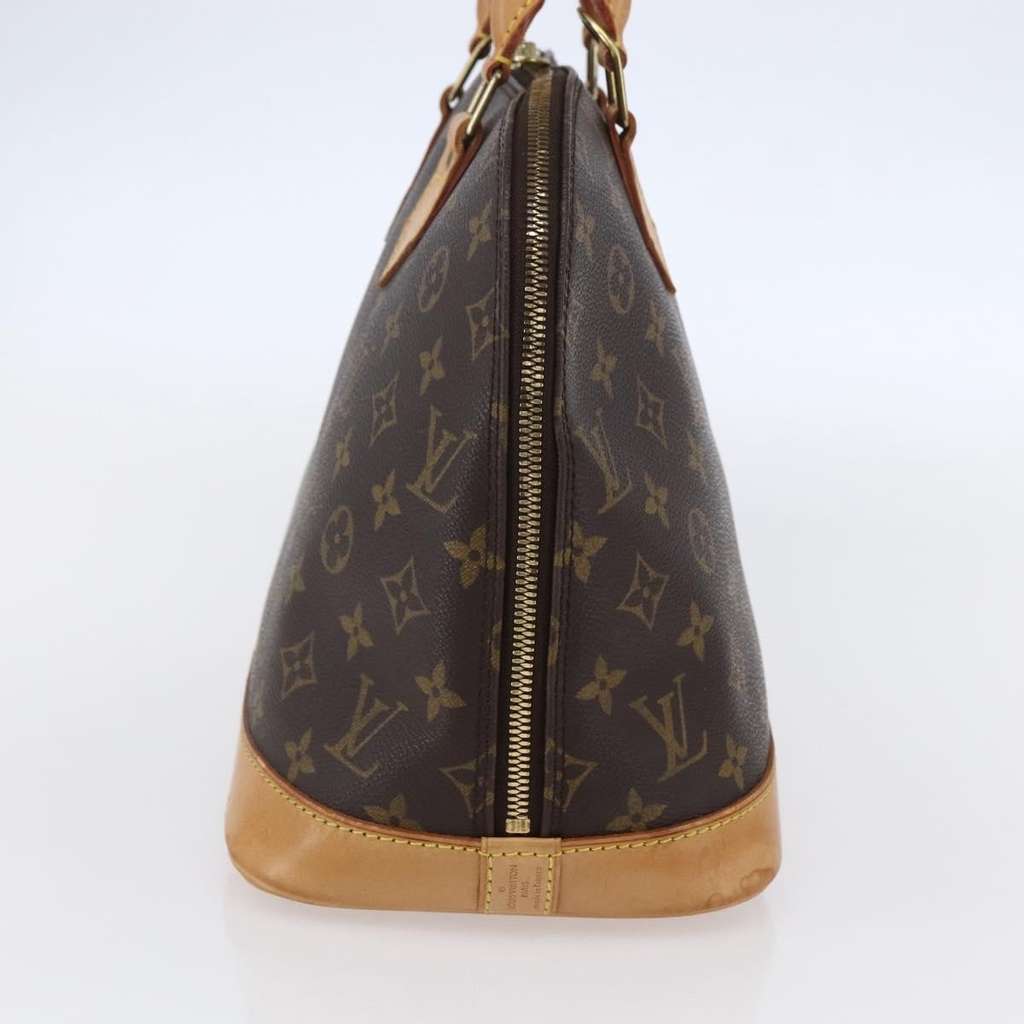 Louis Vuitton Alma Handbag Brown Canvas Good condition - Inside View