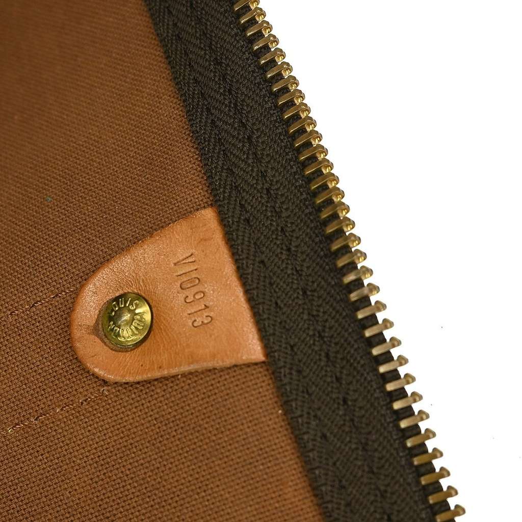 Louis Vuitton Keepall Bag Brown Canvas Good condition - Box View