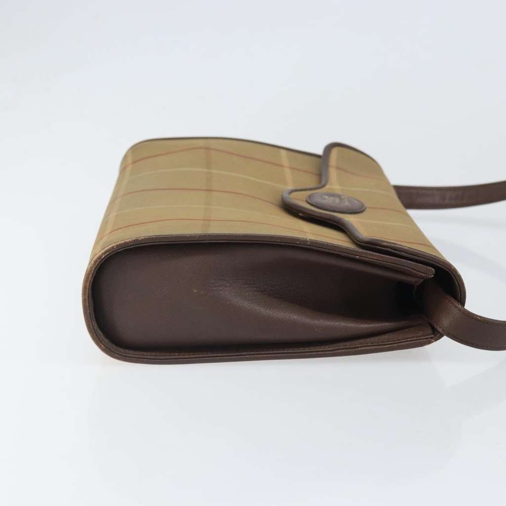 Burberry Nova check Shoulder bag Beige Canvas Fair condition - Inside View