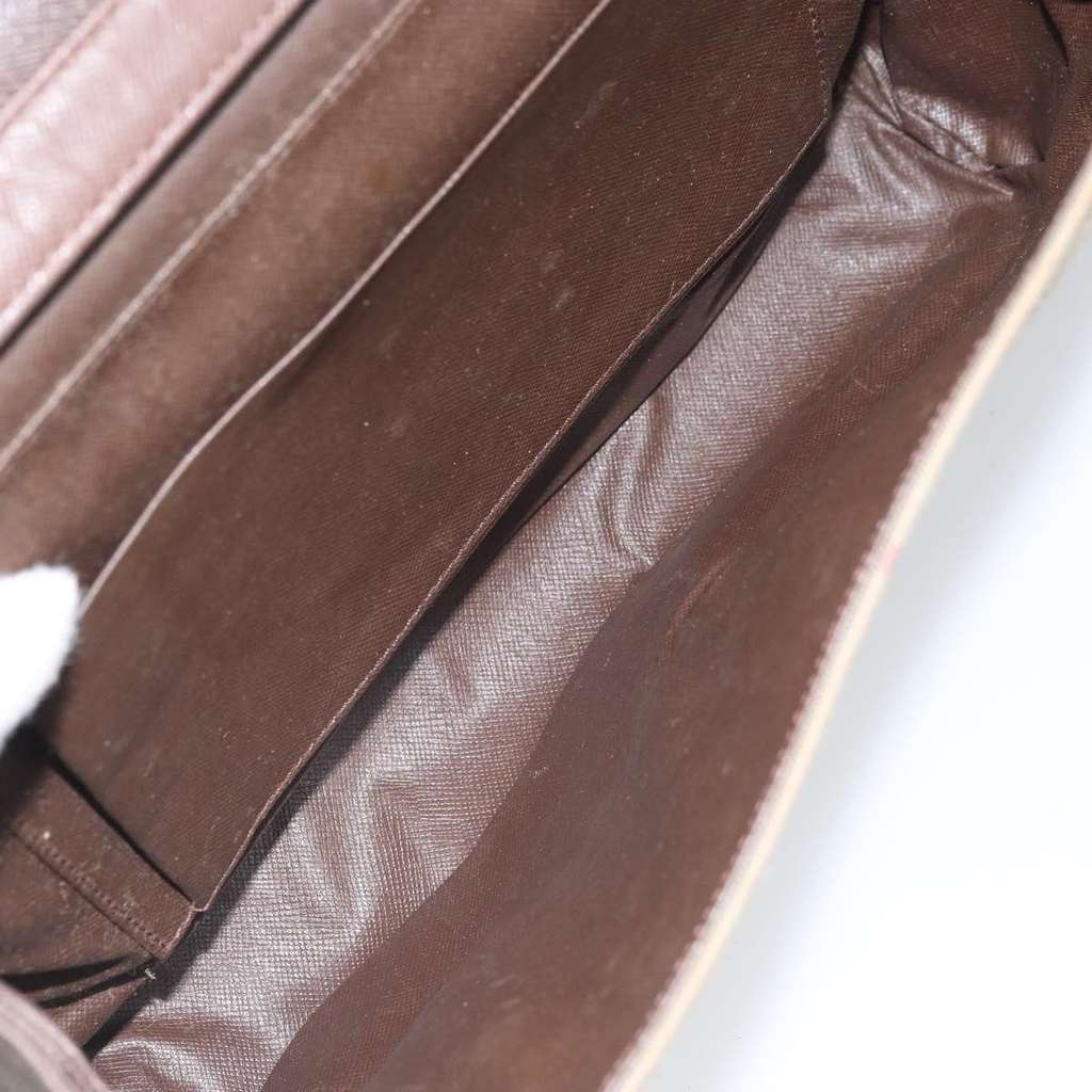 Burberry Nova check Shoulder bag Beige Canvas Fair condition - Box View