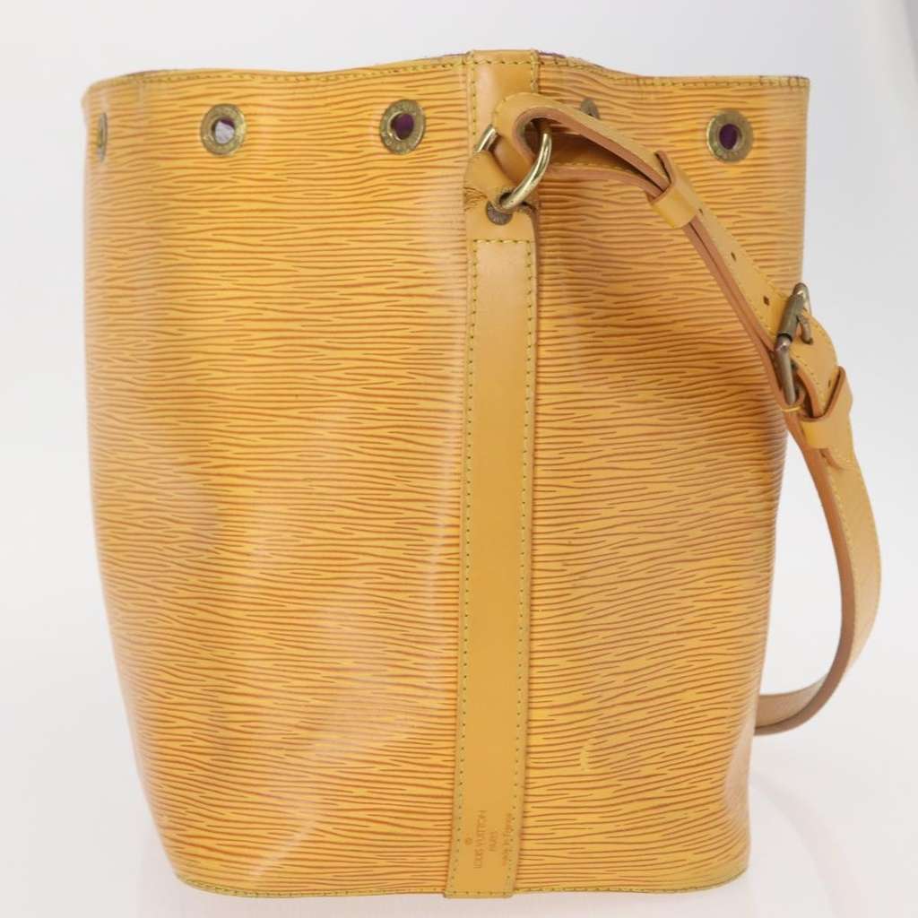 Louis Vuitton Petit Noe Handbag Yellow Leather Good condition - Model View