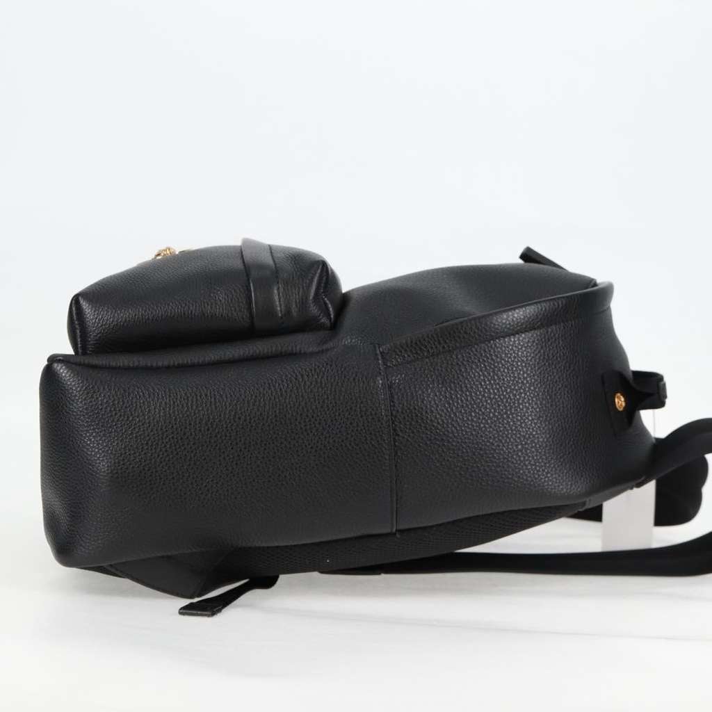 Versace Medusa Zip Backpack Black Leather Very good condition - Model View
