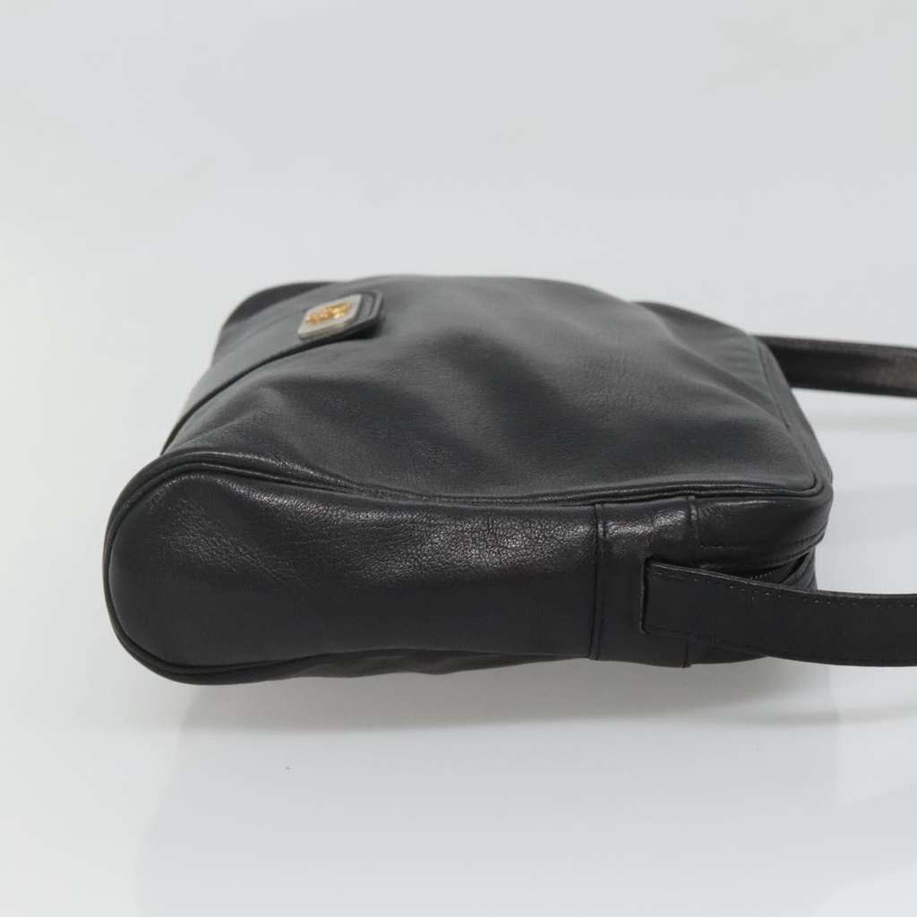 Christian Dior Shoulder bag Black Leather Good condition - Inside View