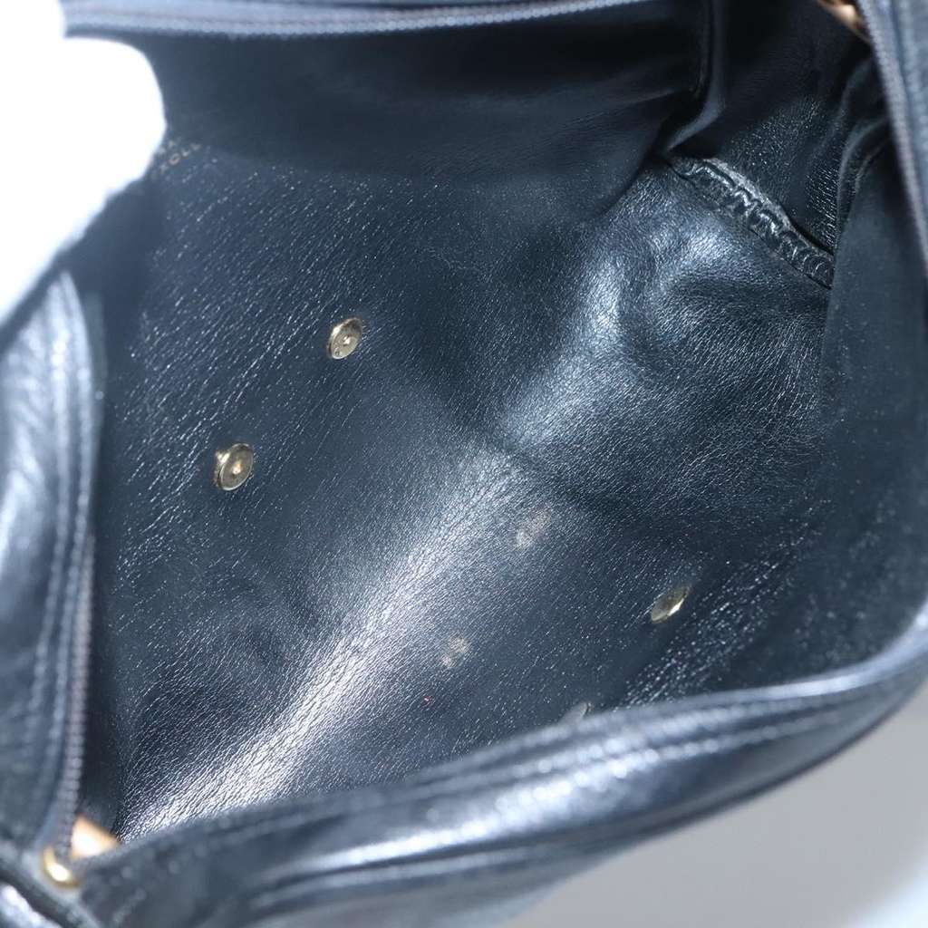 Christian Dior Shoulder bag Black Leather Good condition - Box View