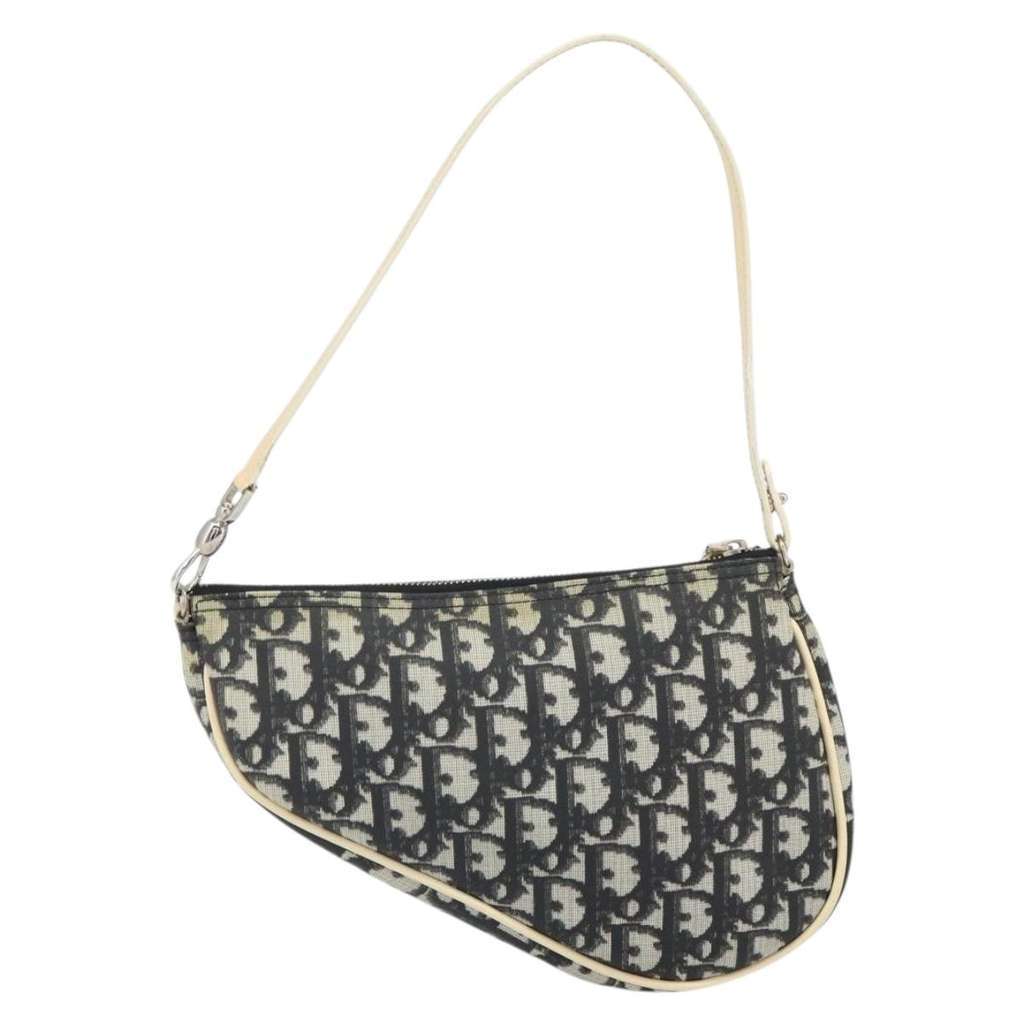 Christian Dior Saddle Tripple Pouch Black Canvas Good condition - Inside View