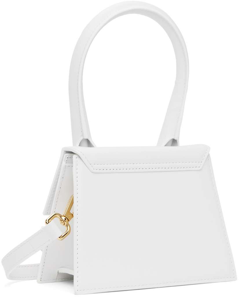 Jacquemus Le Chiquito Moyen Bag White Leather Never worn - Inside View