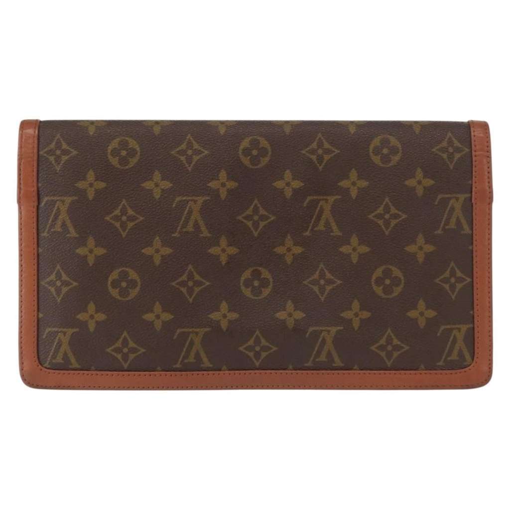 Louis Vuitton Dame Pochette Brown Canvas Good condition - Back View