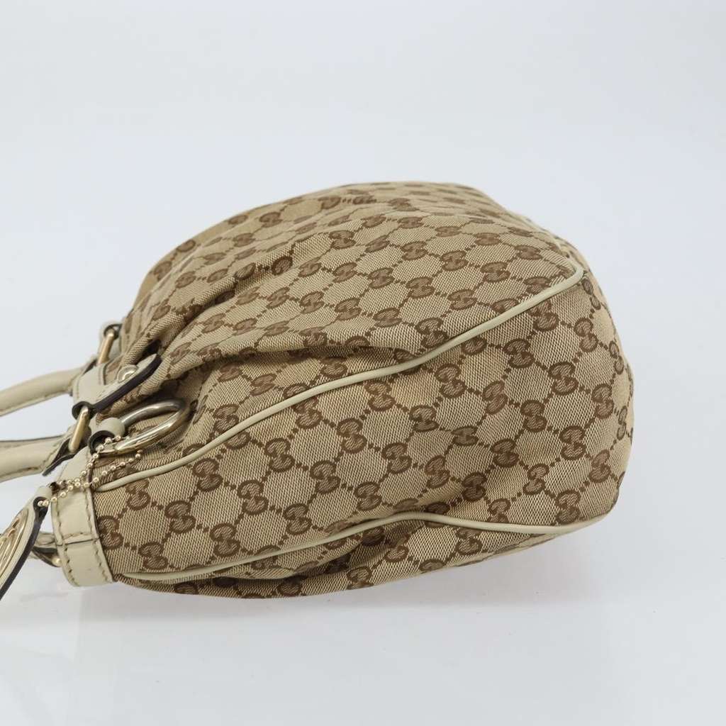 Gucci Sukey Top Handle Tote Beige Canvas Good condition - Model View