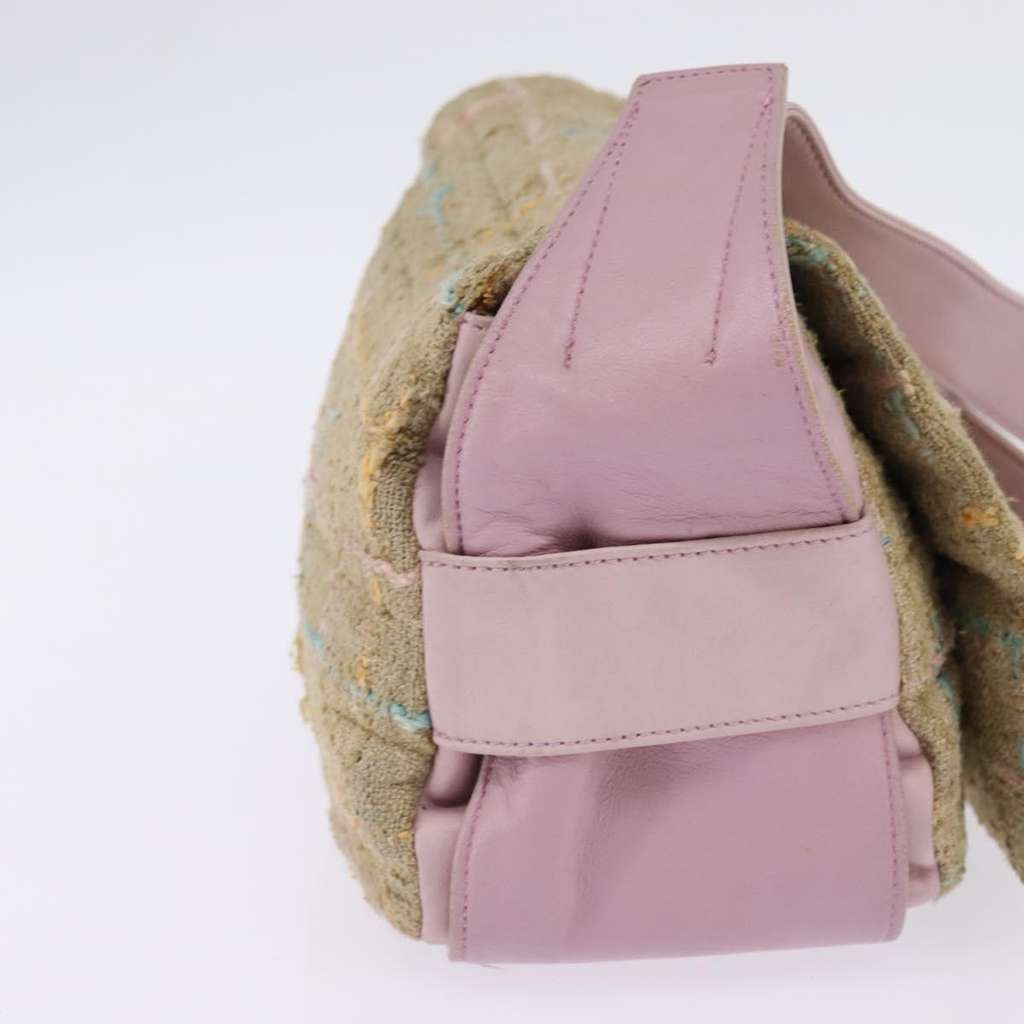 Chanel Chocolate Bar 2.55 Shoulder bag Beige Tweed Good condition - Inside View