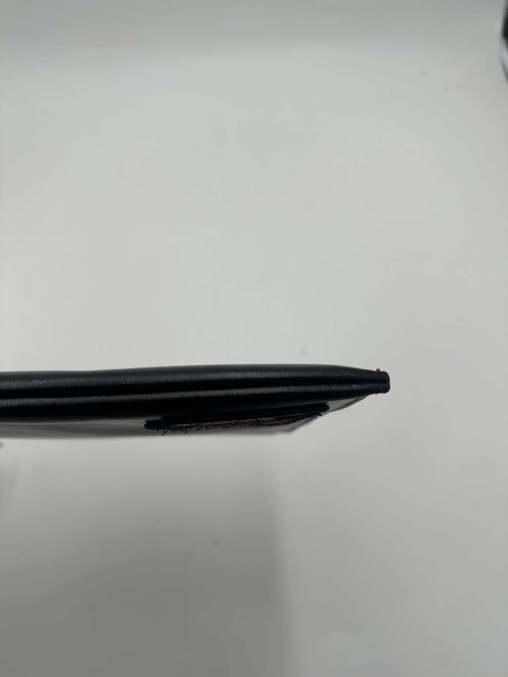 Saint Laurent Zip Pouch Black Leather Good condition - Inside View