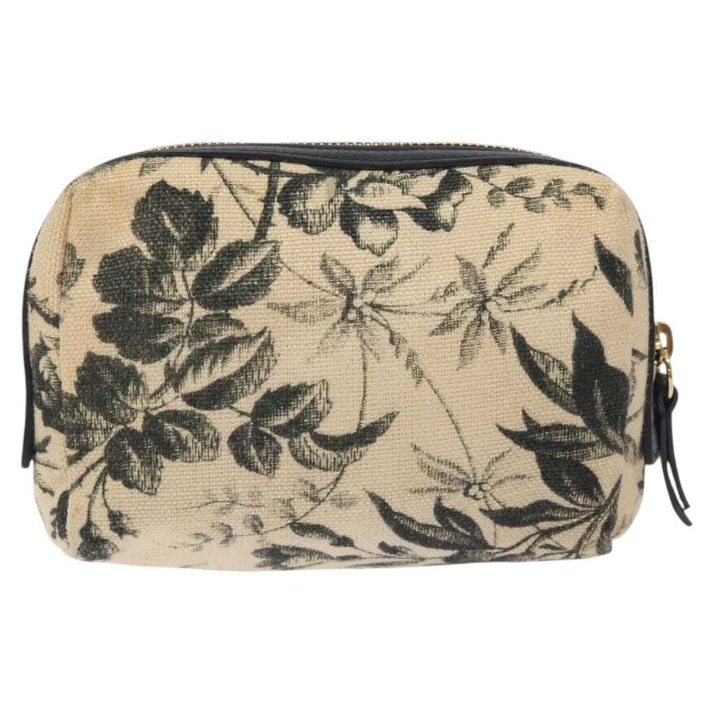 Gucci GG Marmont Pouch Beige Canvas Good condition - Back View