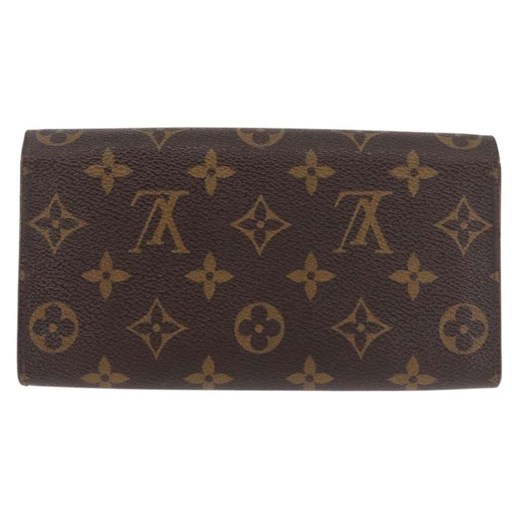 Louis Vuitton Vintage Sarah Wallet Brown Canvas Good condition - Back View