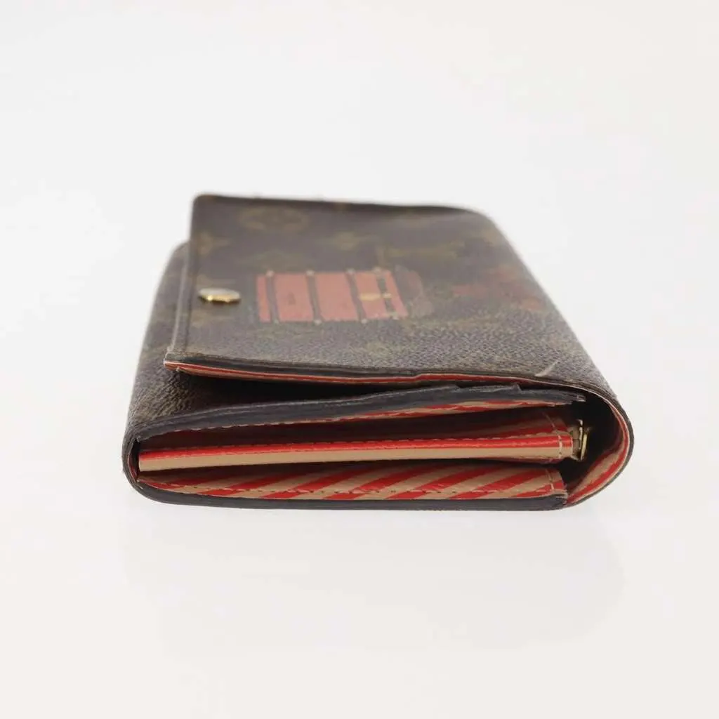 Louis Vuitton Vintage Sarah Wallet Brown Canvas Good - Inside View