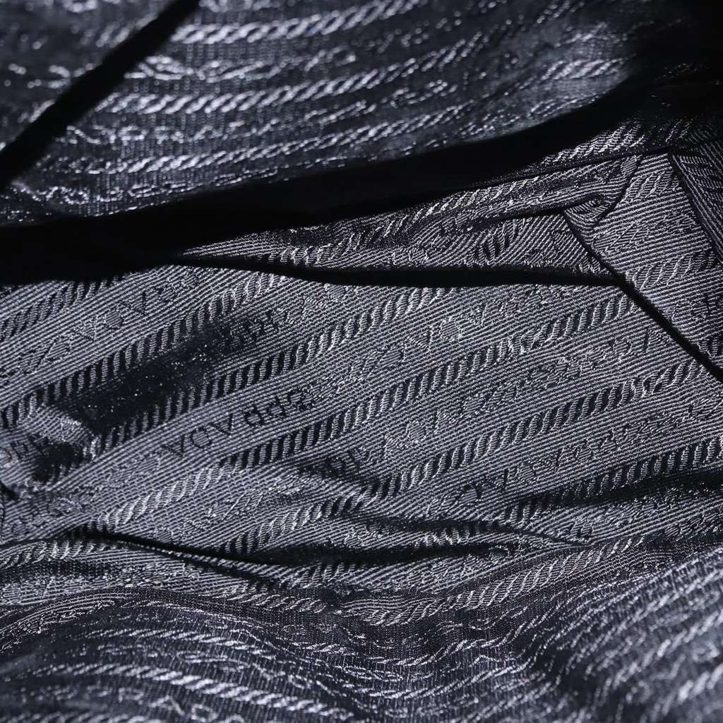 Prada Vela Double Front Pocket Backpack Black Good condition - Box View